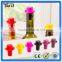 Silicone Lovely Wine Bottle Stopper With Hat/silicone booze hat Bottle cork