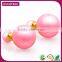 China Top Ten Selling Products Pink Pearl Earring Double Ball