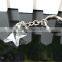 Crystal Star Shaped Wedding Keychain Glass Rhinestone Key Chain for Guests Gift