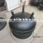 Picnic pot size 25 south Afrcian cast iron black three legged black waxed coating potjie pot