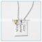 Love You a Bushel & a Peck Stainless Steel Necklace