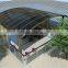 strong DIY polycarbonate carport with aluminum frame for canopy