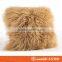 Factory Price Ornamental rabbit fur pillow sofa cushion