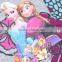 (F5316D)nova girl cloths 2015 hot sale fashion cartoon character winter coats printing cotton best baby girl winter jacket
