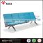 hospital waiting chair stainless steel frame PU cover