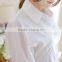 2015 latest women fashion long sleeve black shirt ladies Office Formal white shirt