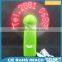 handheld flashing message custom led fan