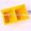 dongguan food grade homemade square shape silicone lego ice tray