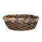 Beautiful Water Hyacinth Fruit Basket/ Fruit Tray With Handle Woven Storage Basket