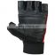 CLE Crossfit Leather bodybuilding exercise gloves