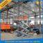 Stationary scissor lift single scissor load platform with factory price