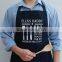 Custom printed cotton twill bbq apron