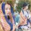 Tassels Design Digital Print Polyester Scarf China Wholesale