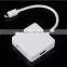 Mini Display Port DP to DVI/VGA/H-DMI Converter Adapter Cable 3 in 1 for Macbook Pro Air Book