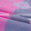Home Bedding Polyester Floral Design Grey Pink Bed Skirt