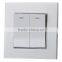 fashion 2 gang 1 way ro 2 gang 2 way wall button switch for light fixture