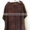 Pure color cotton material poncho towel for holiday gift hooded towel
