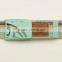 cotton webbing rope waist belt with coated metal belt buckle