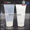 100ml white clear plastic tube with cap packaging for hair extension