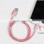 2016 Newest Fast Charging 2A Mobile Phone Nylon Usb Cable for iphone 6s