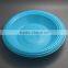 2016 7 inch ps colored Disposable Plastic Plate For Party/ Restaurant