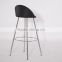 new style of stainles steel bar chair for modern deco