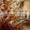 hand blown glass chandelier decoration XO-20150622 Modern glass art chandelier from famous Chinese glass artist Mr Ou LianHua