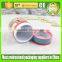 Disposable rolled edge paper cookies tube with plastic lid