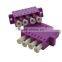 3D test pass 10G duplex om4 lc fiber optic adapter/OM4 optical fiber adaptor/OM4 duplex fiber lc coupler