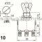 Generator Switch/50A Toggle SwitchWaterproof Reset Switch/generator Switch