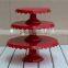 Metal cake stand for wedding