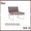 Popular Style Brown Color Leather Dining Chair