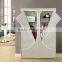 Sturdy Cheap Folding Double Door Clothes Closet Wardrobe, Zipper Lid Cover Wardrobe Cabinet Closet for Clothes