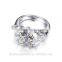 arabic engagement crystal diamond engagement dainty ring
