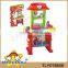 Children Muilt-function supermarket pretend market stall play set with music