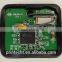 keyboard pcb assembly with rubber keypad and resistor and gps module smt