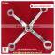 wholesale price SS304/316 stainless steel curtain wall glass spider fittings of 4 arms