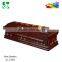 red wooden ash casket from chinese manufacture