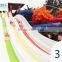Large colorful fiberglass water slides water park riders for water park equipment