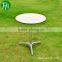 square aluminum restaurant dining table