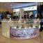 Cosmetic display cabinet and showcase