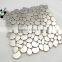 SMT06 Metal Mosaic Stainless Steel Mosaic for Backsplash Pennyround mosaic