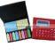 promotional pu leather 8 digits notebook with calculator