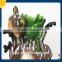 Resin Frog Figurine Flower Pot Craft for Garden Decoration
