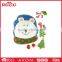 Christmas festival decorating design plastic christmas plates disposable