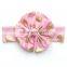 Fashion leopard vintage hair accessories cheap stretch bracelet headband for baby girls fancy knitted baby hair bow headband