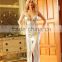 High quality latex dress ladies long evening party wear gown leather dress