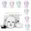 Red Light Therapy For Wrinkles 7 Colors Light Photon Electric LED Facial Neck Mask Skin Red Led Light Therapy Skin PDT Skin Rejuvenation Anti Acne Wrinkle Removal Therapy Beauty Salon