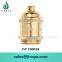 CE/VDE/ULvintage screw brass colour metal light bulb socket lamp socket e27