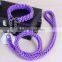 Adjustable Rope Braided Paracord Dog Collar